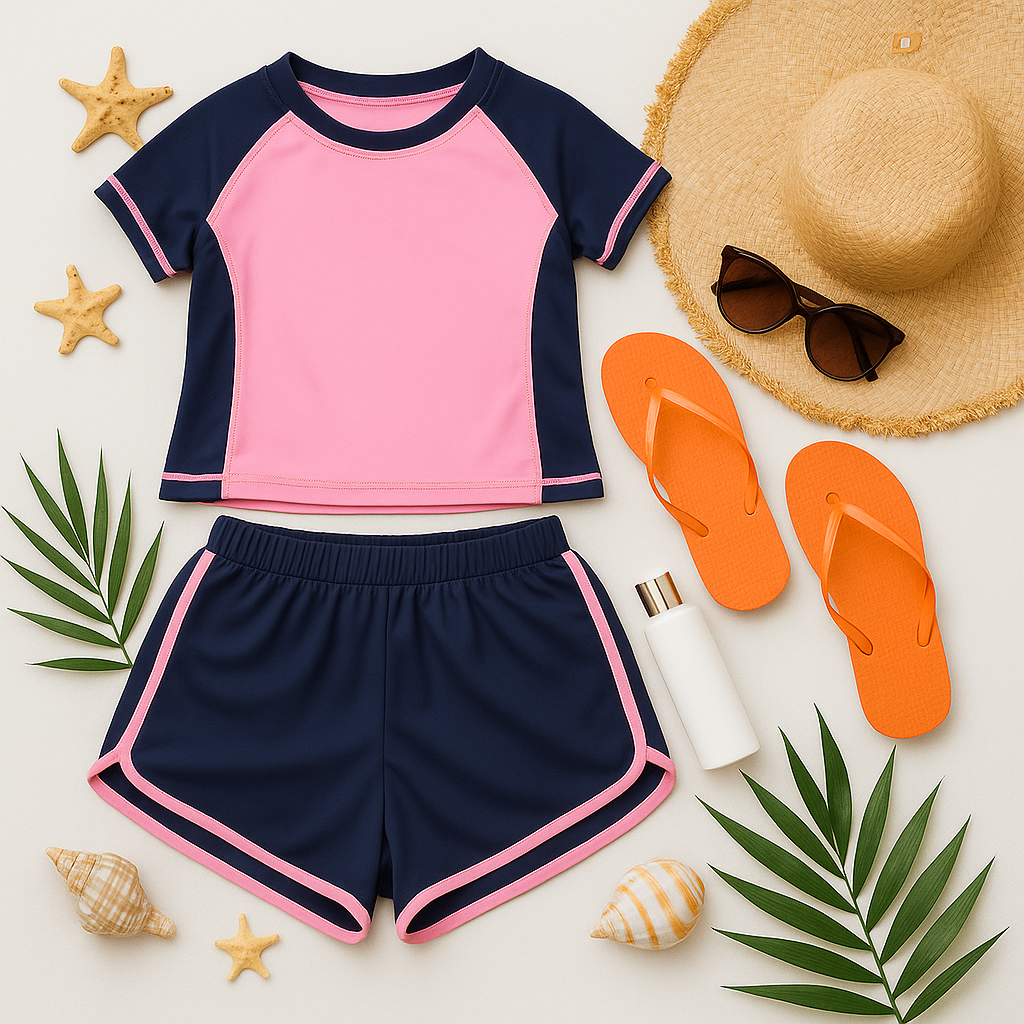 HydroFit Girls’ Swim & Surf Shorts Set