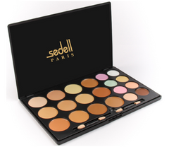 Sedell Professional  Cream Concealer Camouflage Makeup Palette Contouring Kit Set of 20 Colors