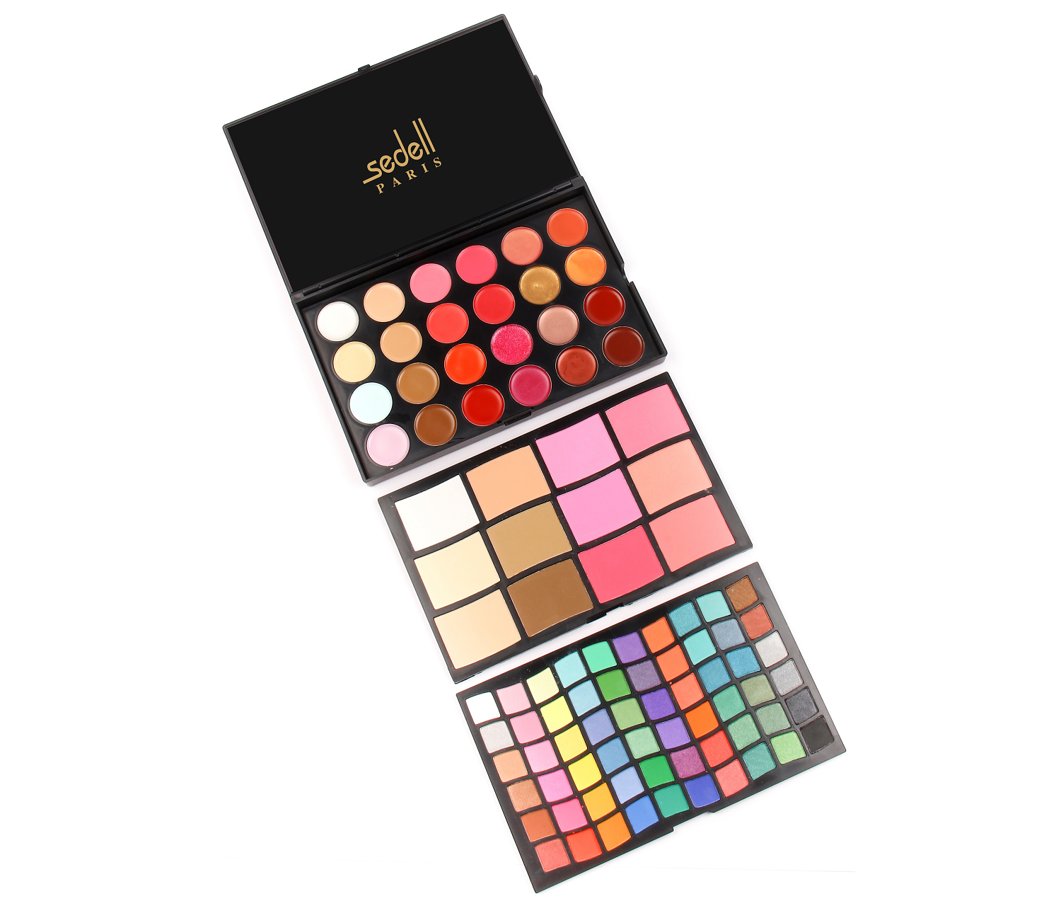 Sedell Professional  96 Colors Shimmer and Matte Eyeshadow Makeup Palette Cosmetic Contouring Kit