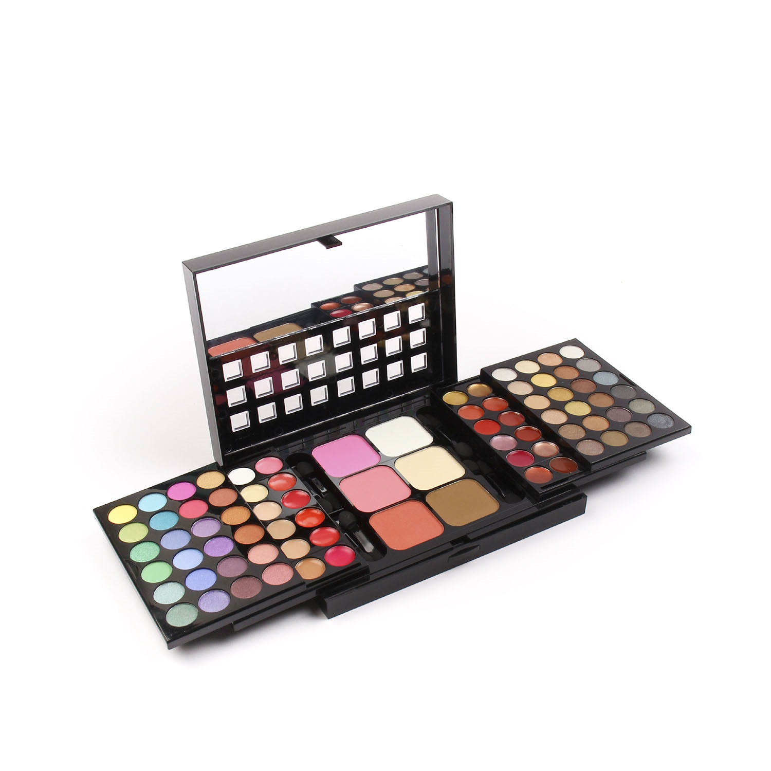 Sedell Professional 78 Colors Sliding Eyeshadow Palette Set with Brushes