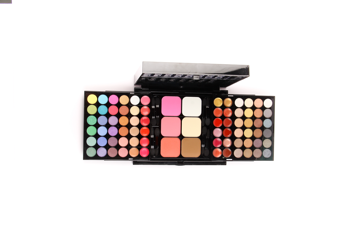 Sedell Professional 78 Colors Sliding Eyeshadow Palette Set with Brushes