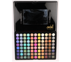 Sedel Professional  Angel wings Shimmer Matte Powder Makeup  Eye Shadow Palette-Set of 88 Colors