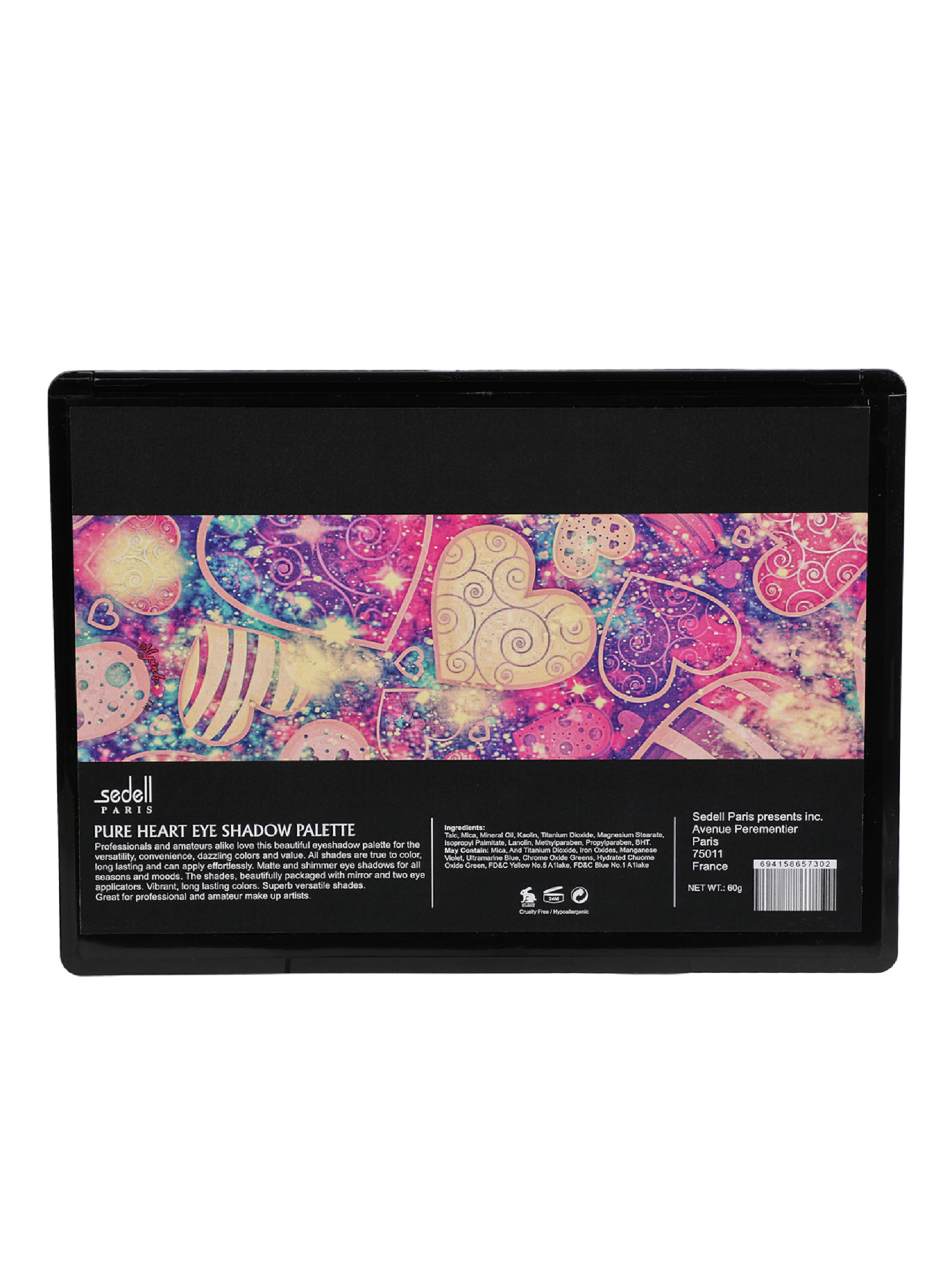 Sedell Professional Pure Heart Shimmer Matte Powder Makeup  Eye Shadow Palette Set of 88 Colors