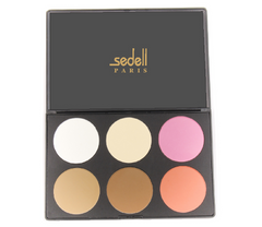 Sedell Professional Face Make Up Pallete - Set of 6 Colors