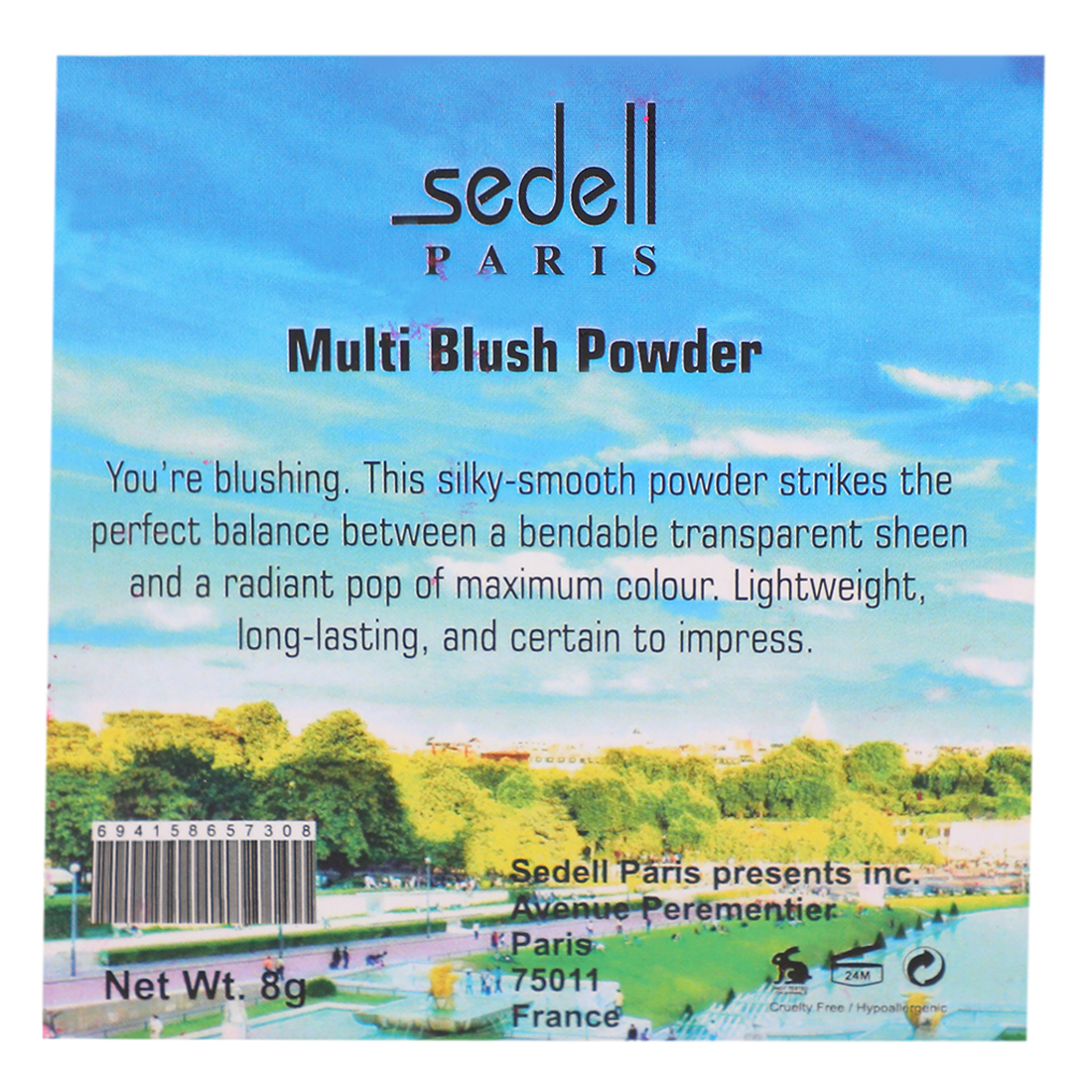 Sedell Professional Multi Blush Powder - 8gm