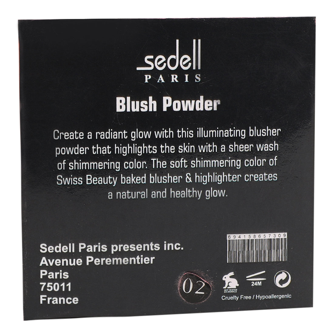 Sedell Professional Multi Blush Powder Red - 8gm