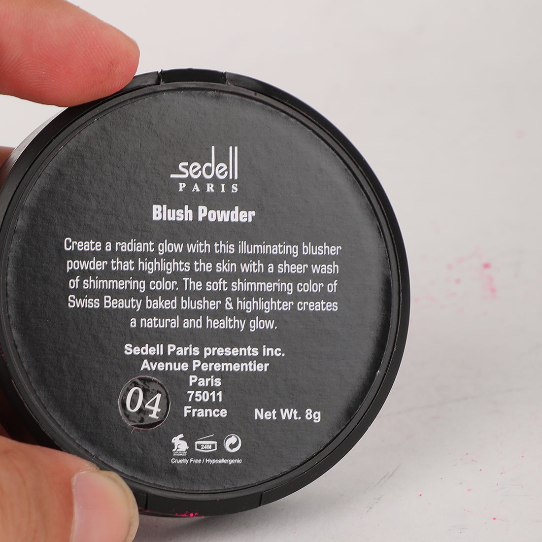 Sedell Professional Multi Blush Powder Red - 8gm
