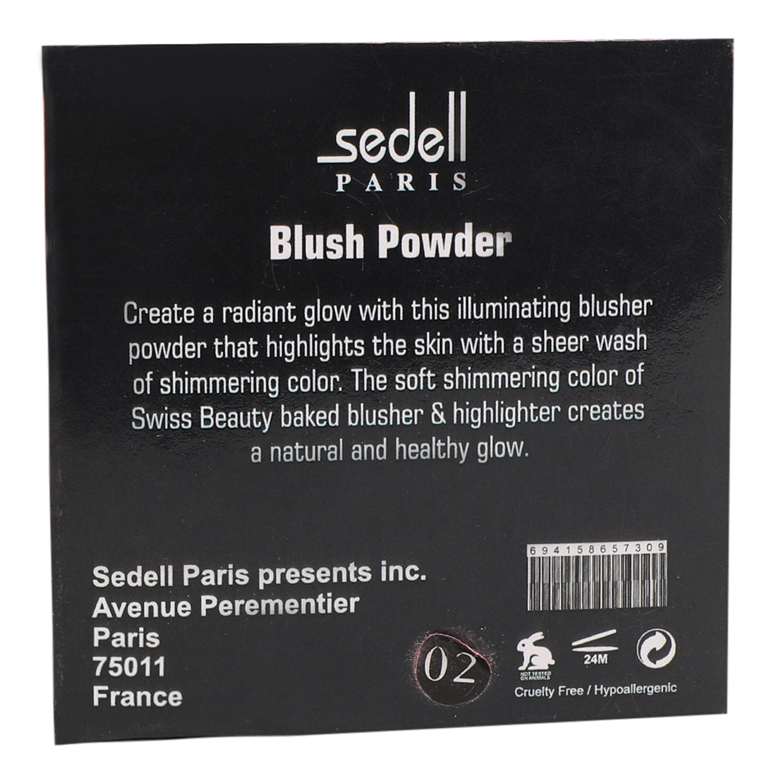 Sedell Professional Multi Blush Powder Pale Pink - 8gm