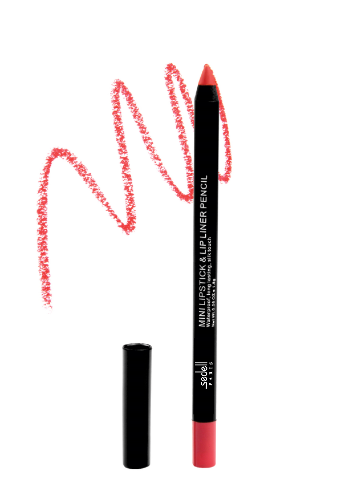 Sedell Paris Mini Lipstick & Lip Liner Pencil Imperial Red - 1.4g