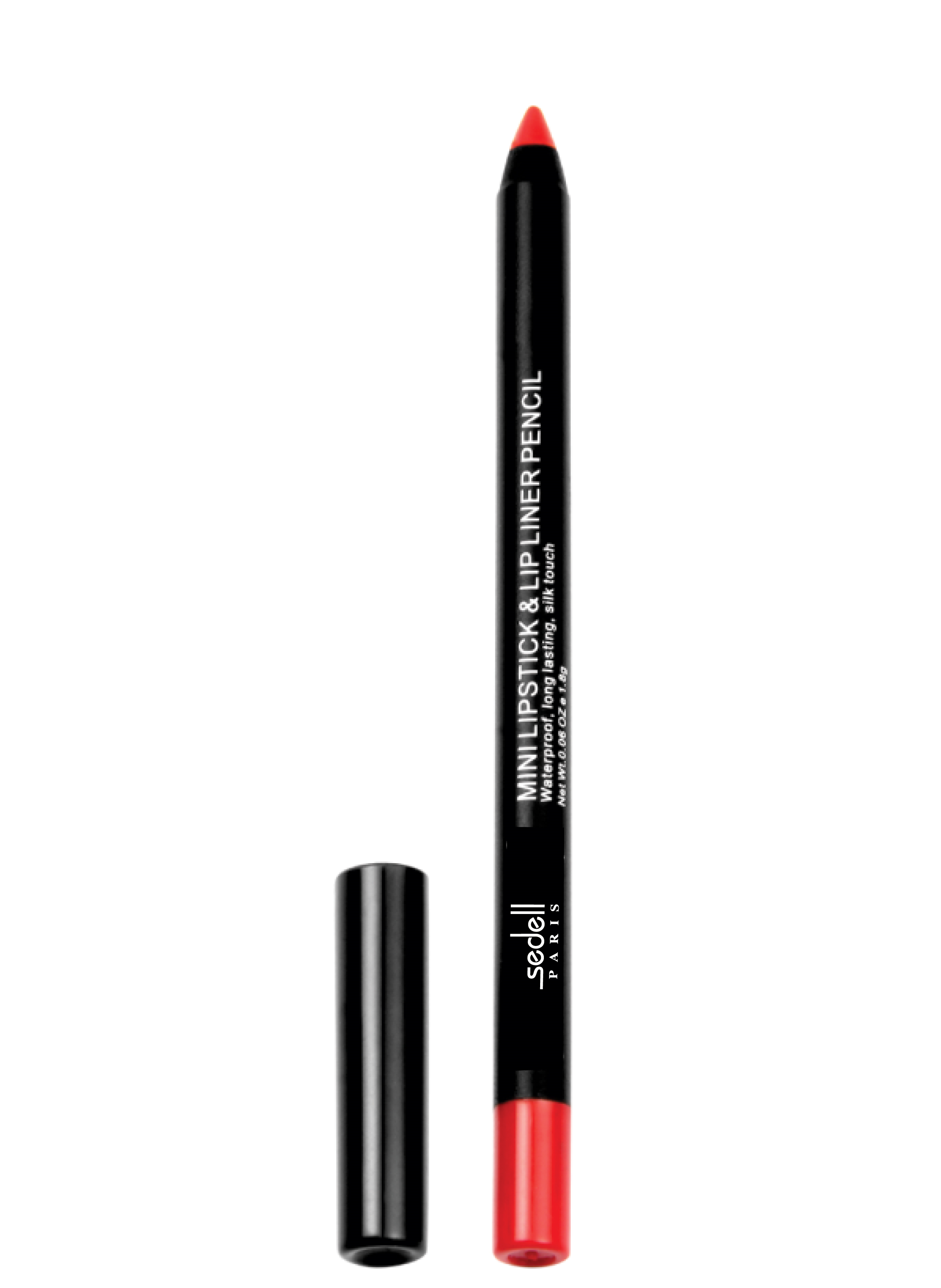 Sedell Paris Mini Lipstick & Lip Liner Pencil Hot As Chilli - 1.4g