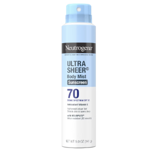 NEUTROGENA ULTRA SHEER SUNSCREEN BODY MIST SPF70 141G