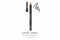 LAKME UNREAL 3D BROW DEFINER 1.19G GRAPHITE - Kunchals