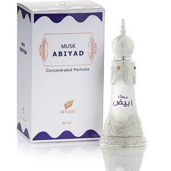 Afnan  Unisex Musk Abiyad Perfume Oil 0.67 oz Fragrances