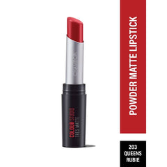 Chambor Color Studio Tres Matte Lipstick 203 Queen's Rubie - 3.2g