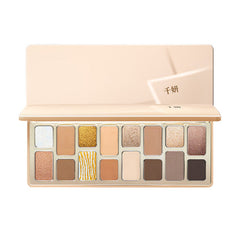 cheeryep (QIANYAN) 16-Color Natural Star Eye Shadow Palette - #11 "Nature