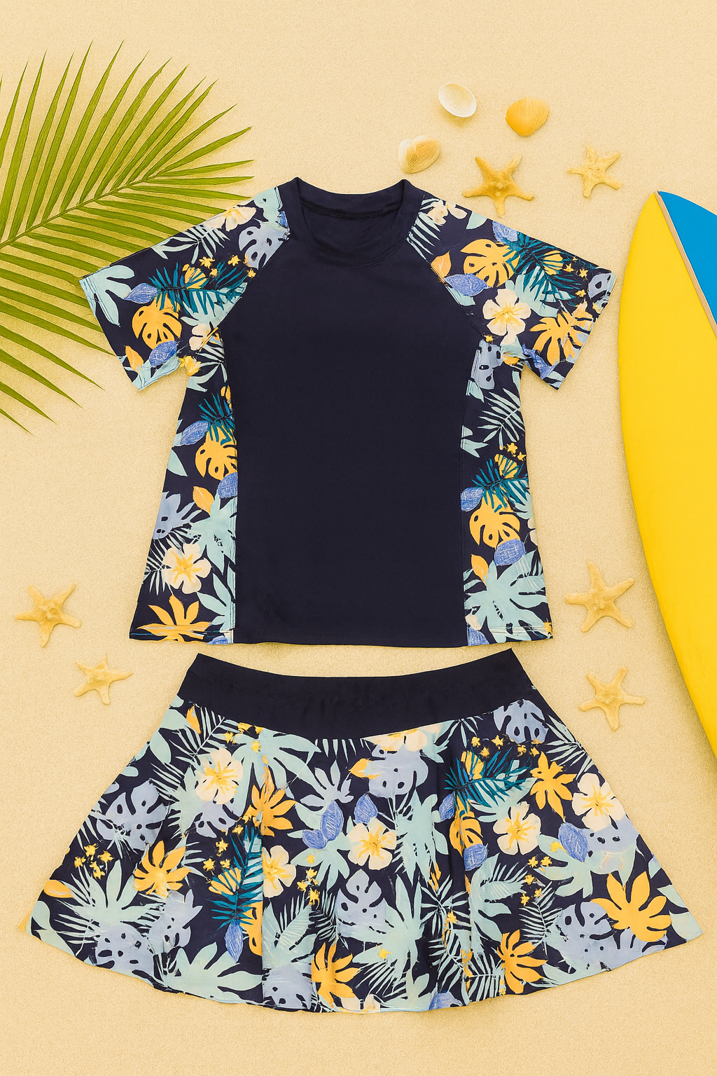 Tropical Jungle Leaf Swim Set