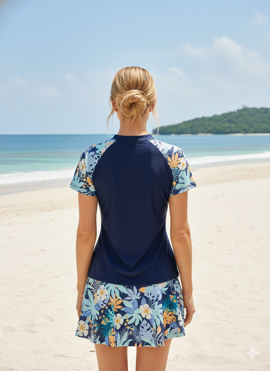 Tropical Jungle Leaf Swim Set