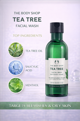 THE BODY SHOP TEA TREE FACIAL WASH 250ML - Kunchals