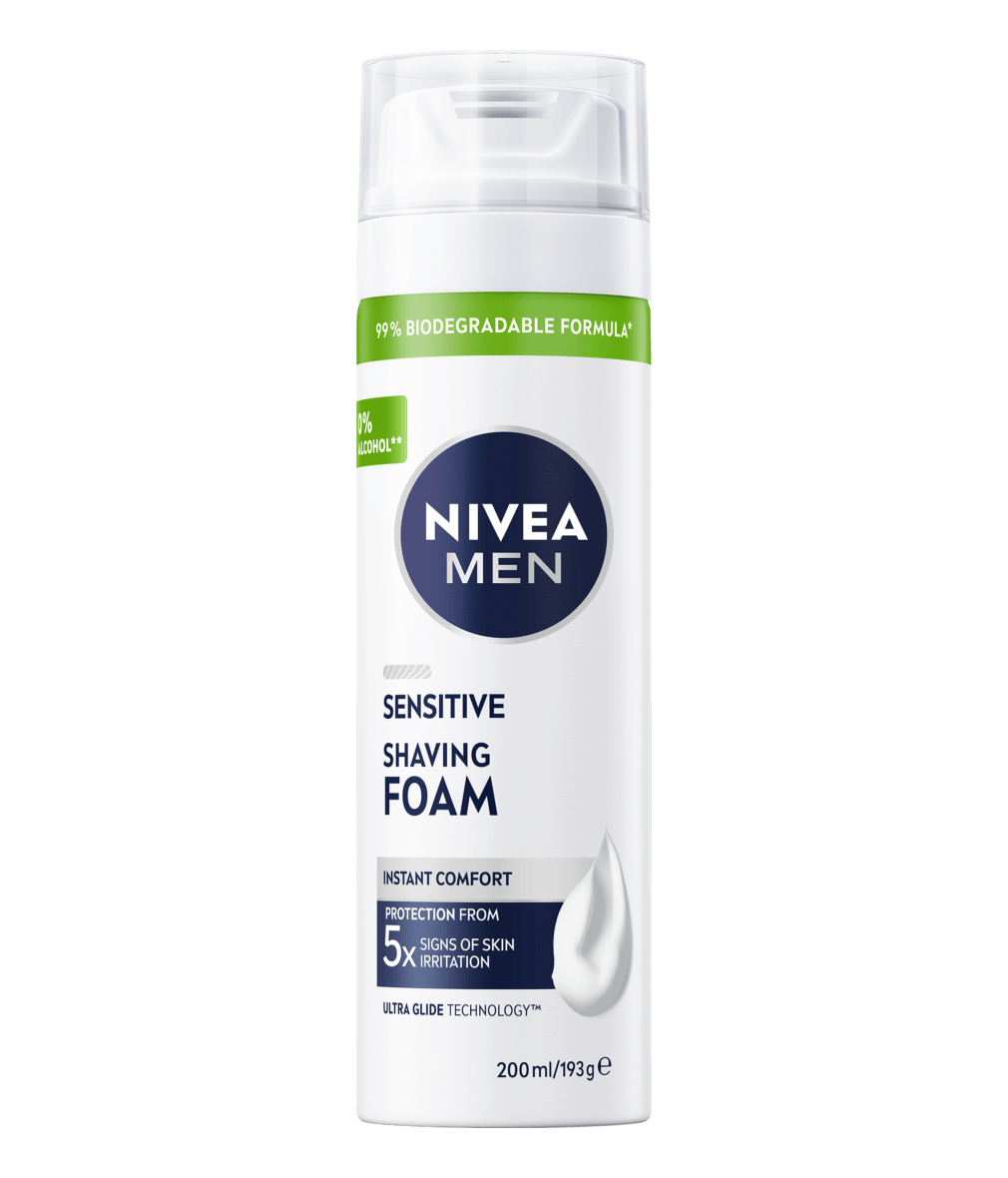 NIVEA MEN SHAVING GEL SENSETIVE COOL INSTANT PROTECTION 200M