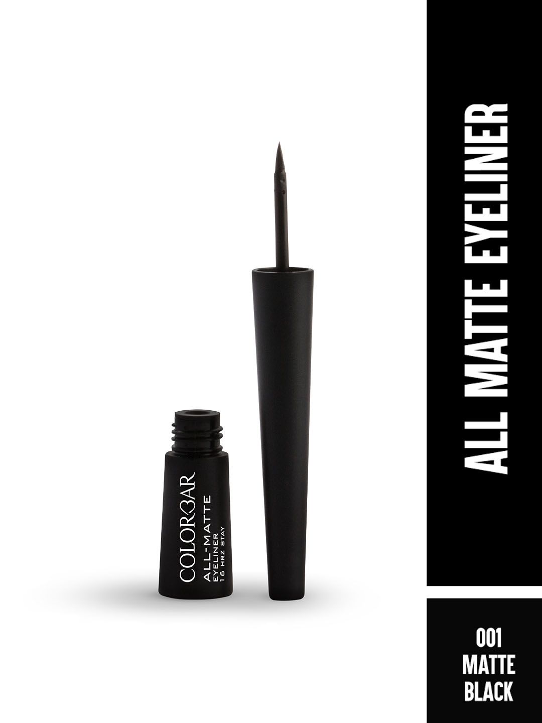 COLORBAR ALL MATTE EYELINER 2.5ML MATTE BLACK 001 - Kunchals