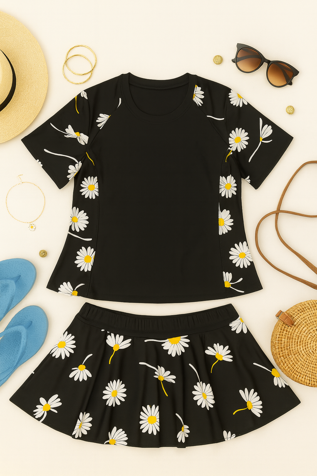 Sunny Daisy Swim Set