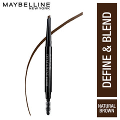 MAYBELLINE DEFINE & BLEND ANGLED BROW PENCIL  0.16G NATURAL BROWN