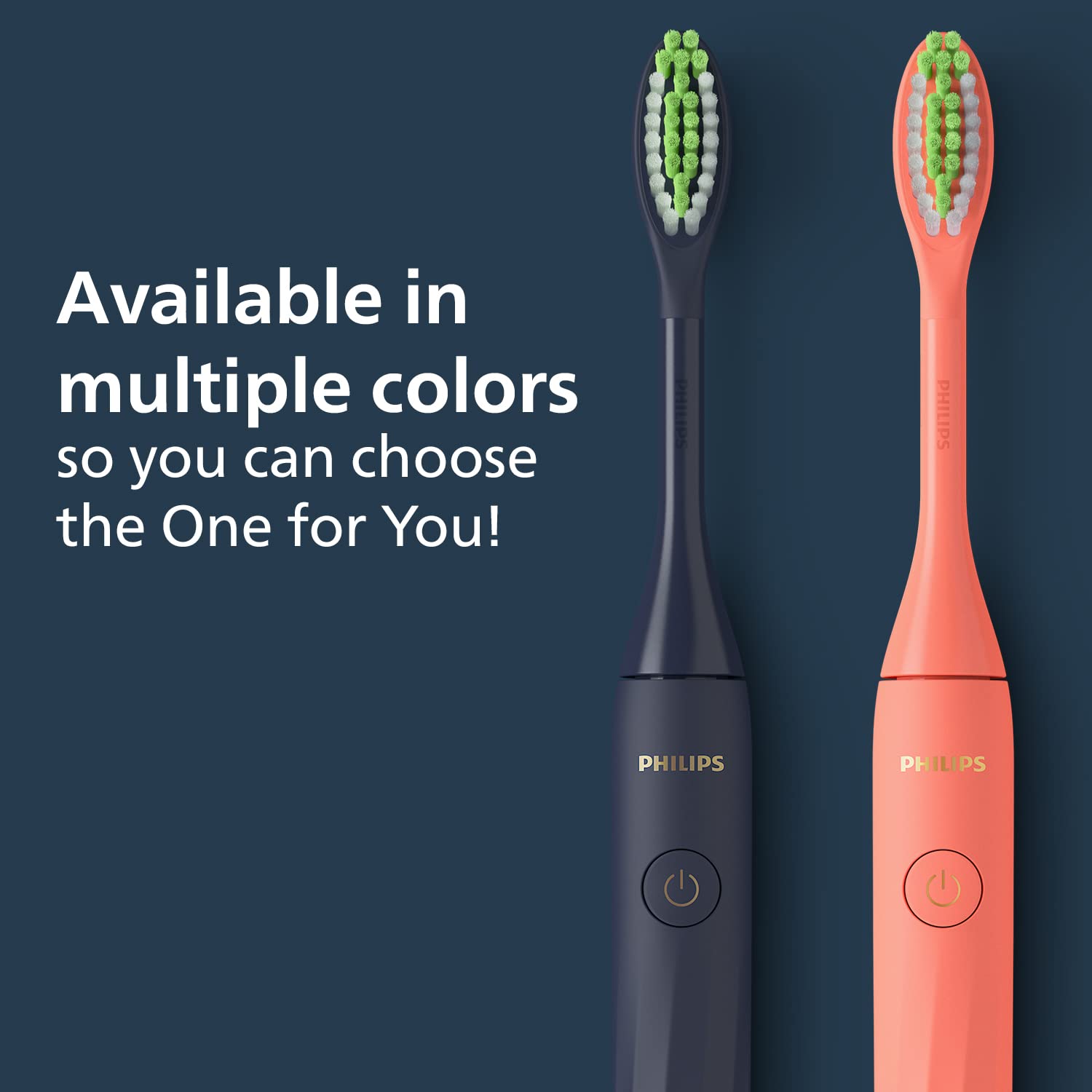 Philips One Electric Toothbrush By Sonicare HY1100/54 - Midnight Blue