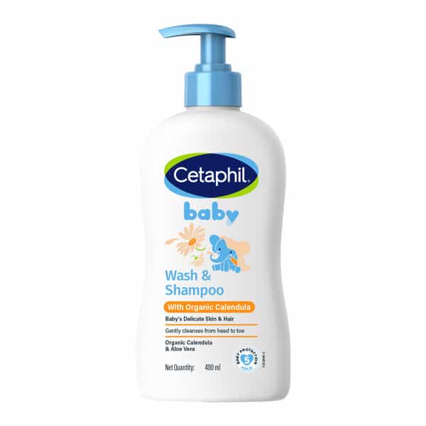 Cetaphil Baby Wash & Shampoo with Organic Calendula (400 ml)