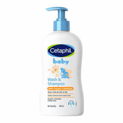 Cetaphil Baby Wash & Shampoo with Organic Calendula (400 ml)