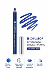 CHAMBOR EXTREME WEAR LONG LASTING KOHL 1.2G 04 ROYAL BLUE