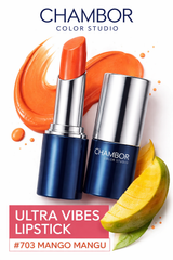 CHAMBOR COLOR STUDIO ULTRA VIBES LIPSTICK 4G 703 MANGO MANGU