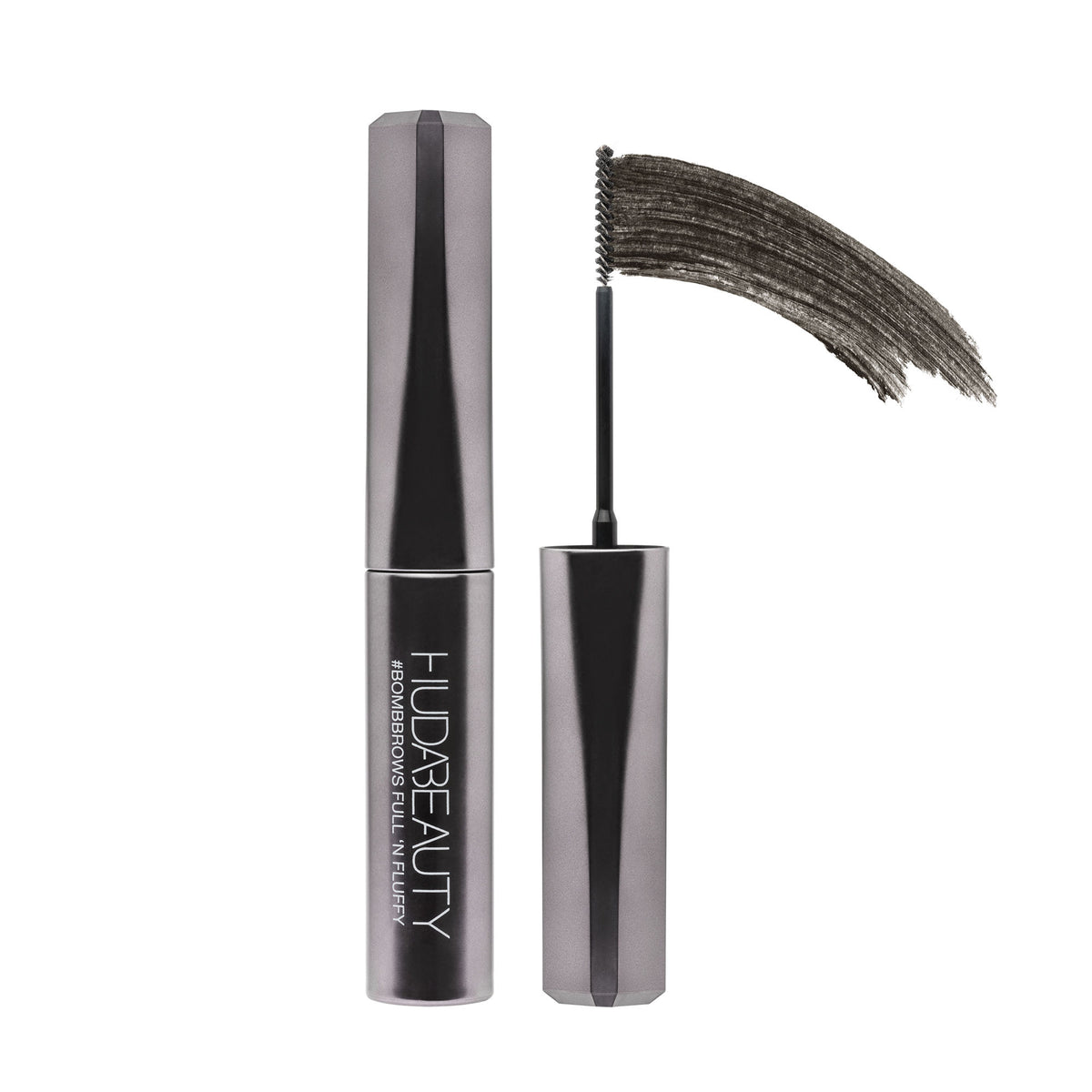 Huda Beauty #bombbrows Full'n Fluffy Fiber Gel - 8 Soft Black - 4.5ml