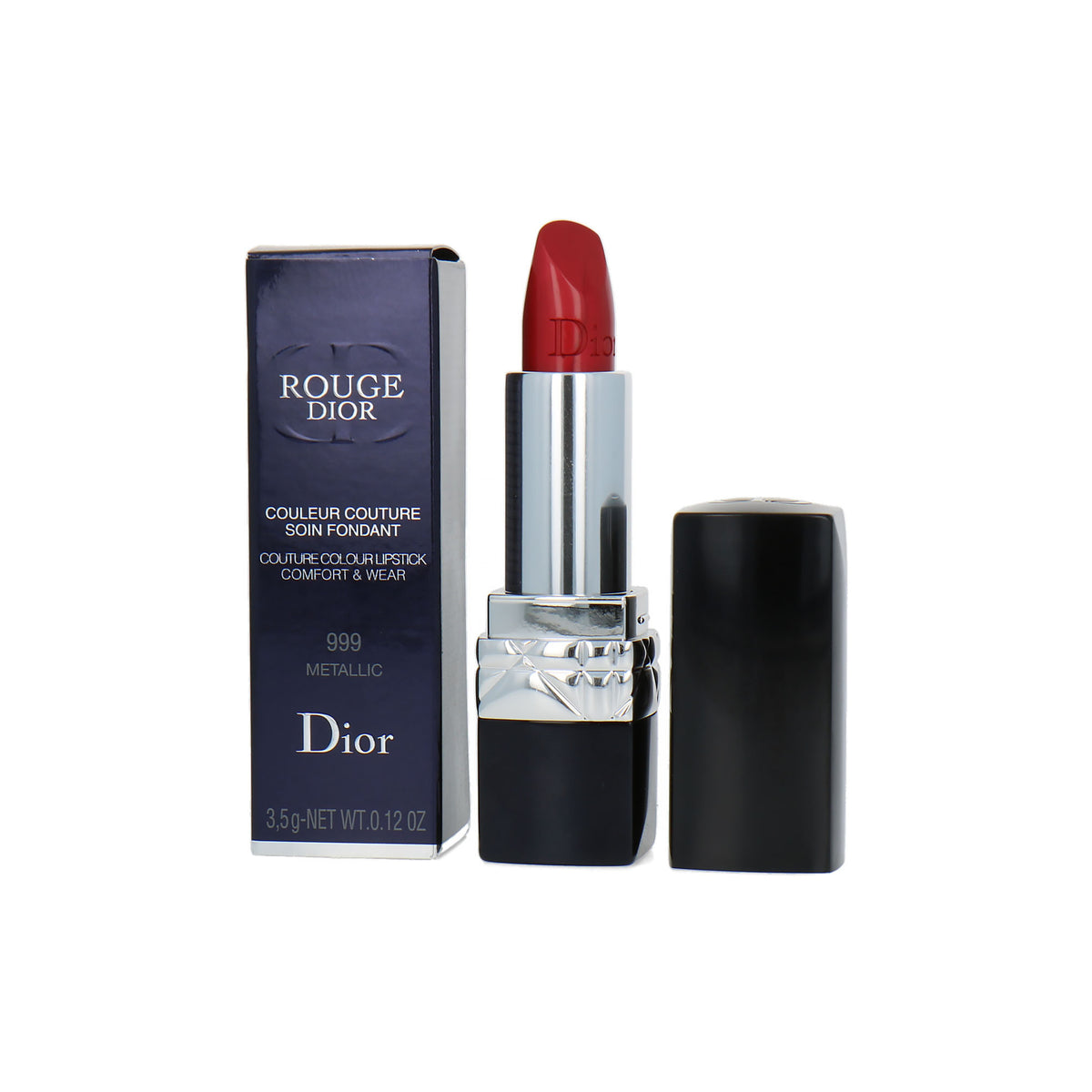 Dior Christian Ladies Rouge Dior 999 Metallic Stick oz Lipstick Makeup