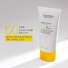CHAMBOR SKIN CLINIC DAILYUV PRO HYALURONIC ACID 50SPF UVA/UV - Kunchals