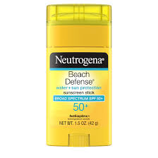 NEUTROGENA BEACH DEFENSE WATER +SUN PROTECTION SUNSCREEN STI