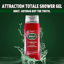 BRUT ATTRACTION TOTALE ALL IN ONE HAIR & BODY SHOWER GEL 500