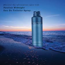 Nautica  Men's Midnight Voyage Deodorant Body Spray Spray 6 oz Fragrances