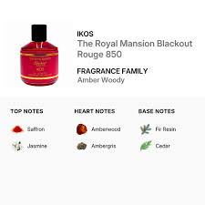 Ikos  Unisex The Royal Mansion Blackout Rouge 850 EDP Spray 100ml/3.4 oz Fragrances