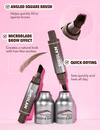 SHEGLAM Brow-fection Angled Brush & Dip Espresso