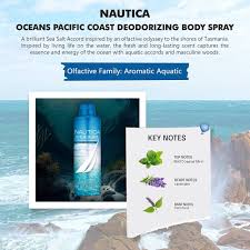 Nautica Oceans Pacific Coast Alcohol Free Deodorant For Men 170ML