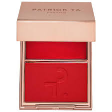 PATRICK TA DOUBLE-TAKE CREME & POWDER Blus6h DUO SHE LEFT ON