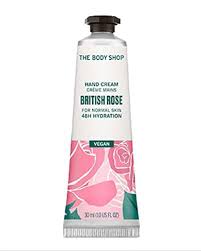 THE BODY SHOP HAND CREAM BRITISH ROSE 48H HYDRATION 30ML