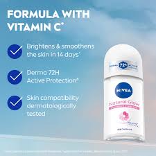 NIVEA BRIGHTENING & SMOOTH VITAMIN C ROLL ON 50ML - Kunchals