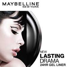 Maybelline New York Lasting Drama Gel Eyeliner With Expert Eyeliner Brush - 01 Black - Kunchals