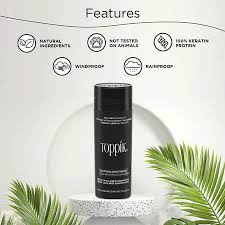 TOPPIK HAIR BUILDING FIBER DARK BROWN 27.5GM