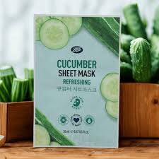 BOOTS CUCUMBER REFRESHING SHEET MASK 20ML