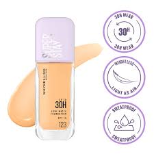 MAYBELLINE SUPER STAY UPTO 30H LUMI-MATTE FOUNDATION  SPF 16 35ML 123