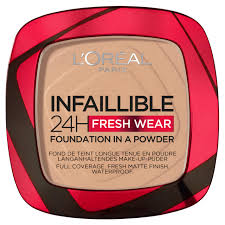 LOREAL PARIS INFAILLIBLE FRESH WEAR COMPACT 9G 120 VANILLA