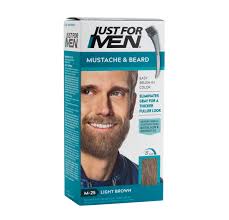 JUST FOR MEN MUSTACHE & BEARD M-25 LIGHT BROWN