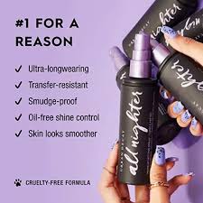 URBAN DECAY ALL NIGHTER LONG LOASTING MAKEUP SETTING SPRAY 1